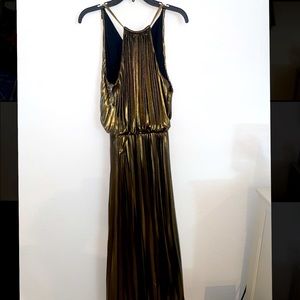 Black and Gold Dress